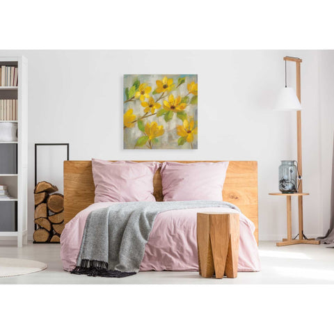 Image of 'Golden Bloom II' by Silvia Vassileva, Canvas Wall Art,37 x 37