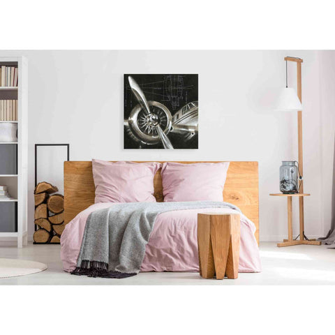 Image of 'Aerial Navigation I' by Ethan Harper, Canvas Wall Art,37 x 37