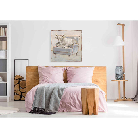 Image of 'Moo-ving In III' by Ethan Harper, Canvas Wall Art,37 x 37