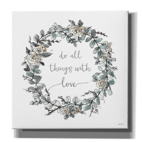 Image of 'Modern Farmhouse VI on White' by Anne Tavoletti, Canvas Wall Art,37 x 37