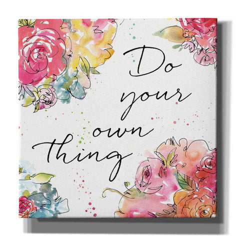 Image of 'Floral Figures X' by Anne Tavoletti, Canvas Wall Art,37 x 37