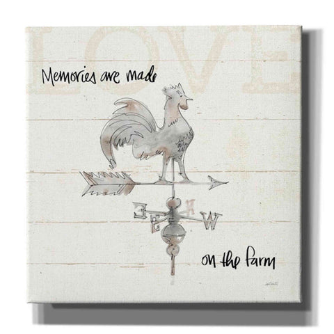 Image of 'Farm Memories V' by Anne Tavoletti, Canvas Wall Art,37 x 37