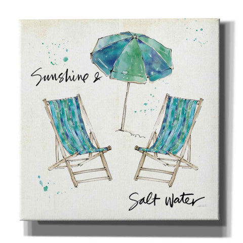 Image of 'Beach Divas Life' by Anne Tavoletti, Canvas Wall Art,37 x 37