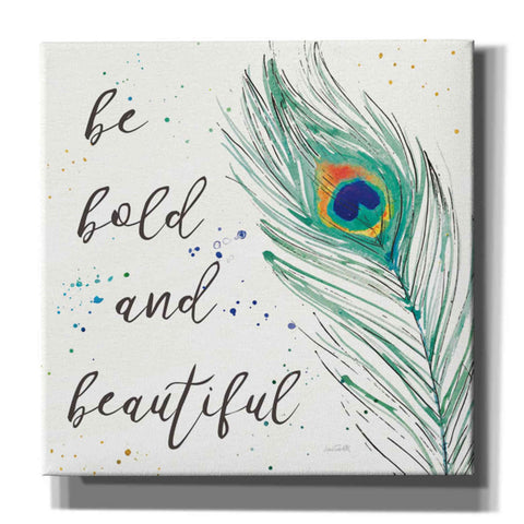 Image of 'Peacock Garden VIII' by Anne Tavoletti, Canvas Wall Art,37 x 37