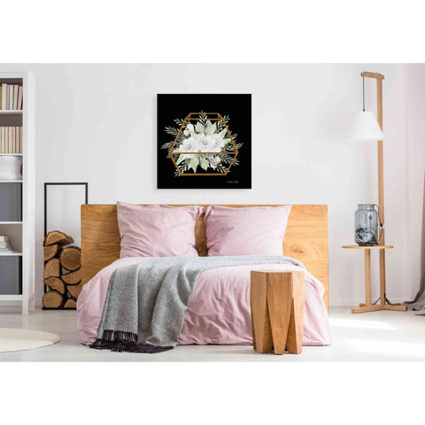 Image of 'Gold Geometric Polygon' by Cindy Jacobs, Giclee Canvas Wall Art