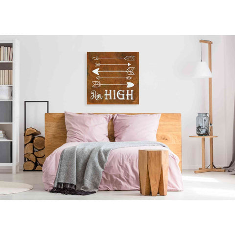 Image of 'Aim High' by Britt Hallowell, Canvas Wall Art,37 x 37