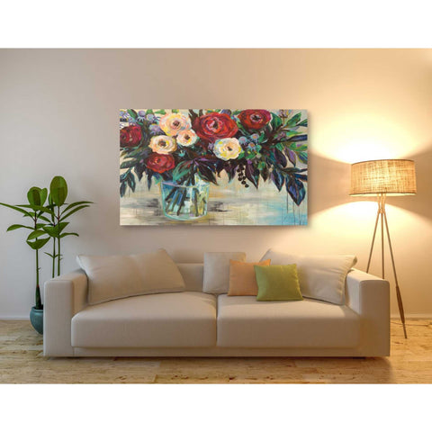 Image of "Winter Floral Crop" by Jeanette Vertentes, Giclee Canvas Wall Art