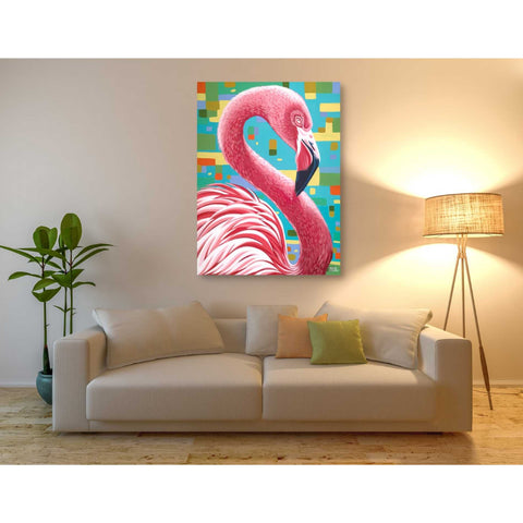 Image of 'Fabulous Flamingos I' by Carolee Vitaletti, Giclee Canvas Wall Art