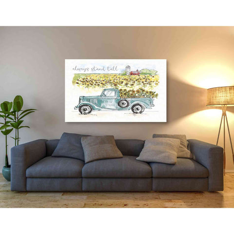 Image of 'Sunflower Fields V' by Anne Tavoletti, Canvas Wall Art,54 x 40