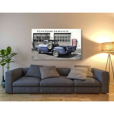 Image of 'Gulf Service Station' by Lori Deiter, Canvas Wall Art,54 x 40