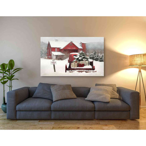 Image of 'Tree Farm Christmas' by Lori Deiter, Canvas Wall Art,54 x 40