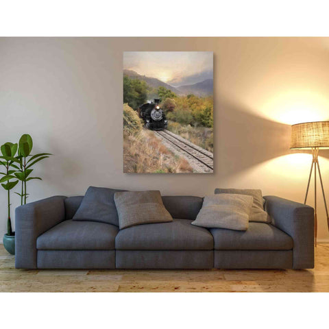 Image of 'Durango Train at Sunset' by Lori Deiter, Canvas Wall Art,40 x 54