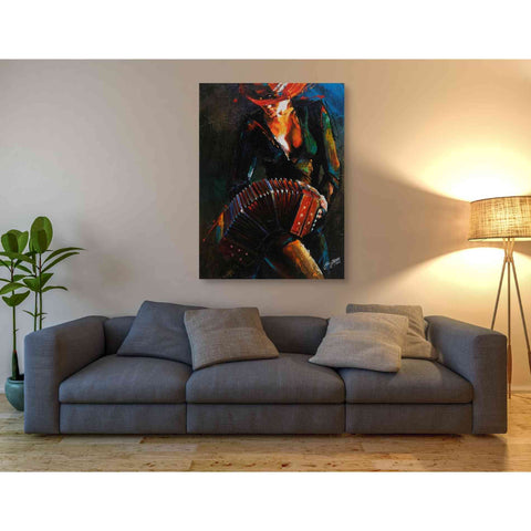 Image of 'Reina del Bandoneon' by Colin John Staples, Giclee Canvas Wall Art