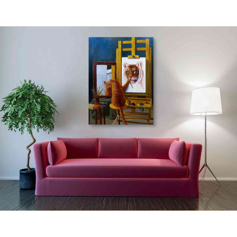 Image of 'Norman Catwell' by Lucia Heffernan, Canvas Wall Art,40 x 54