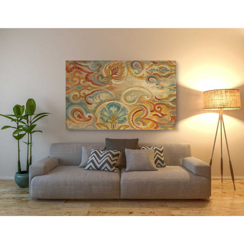 Image of 'Antique Paisley' by Silvia Vassileva, Canvas Wall Art,60 x 40
