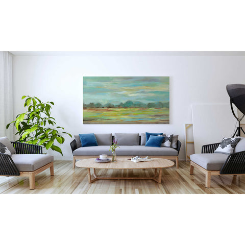 Image of 'Teal Forest' by Silvia Vassileva, Canvas Wall Art,60 x 40