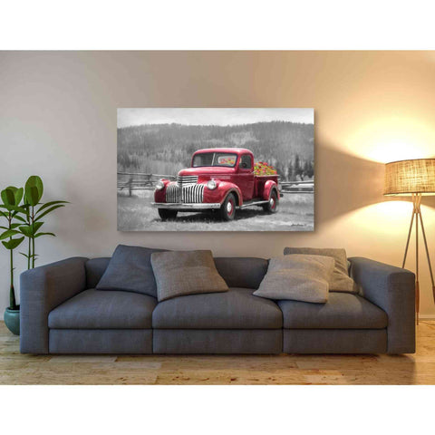 Image of 'American Made with Flowers' by Lori Deiter, Canvas Wall Art,60 x 40