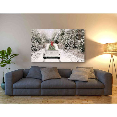 Image of 'Picking Up the Tree' by Lori Deiter, Canvas Wall Art,60 x 40