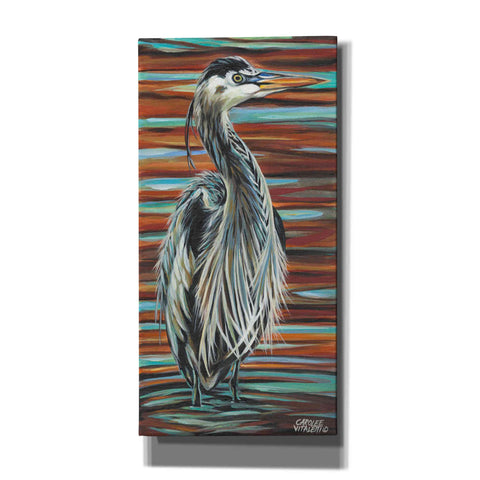 Image of 'Watchful Heron I' by Carolee Vitaletti, Giclee Canvas Wall Art