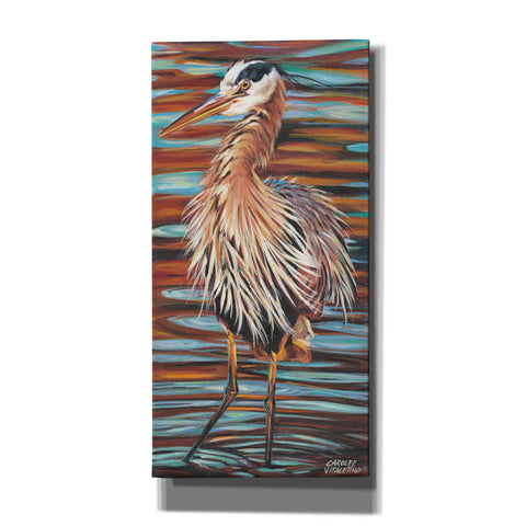Image of 'Watchful Heron II' by Carolee Vitaletti, Giclee Canvas Wall Art