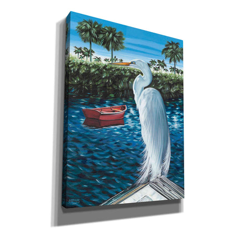 Image of 'Peaceful Heron II' by Carolee Vitaletti, Giclee Canvas Wall Art