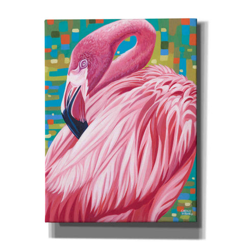 Image of 'Fabulous Flamingos II' by Carolee Vitaletti, Giclee Canvas Wall Art
