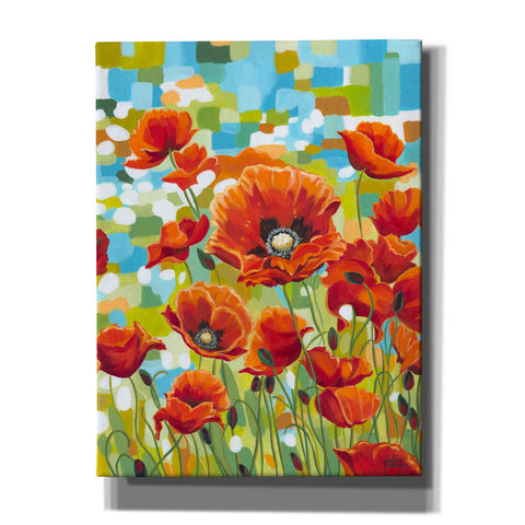Image of 'Vivid Poppies I' by Carolee Vitaletti, Giclee Canvas Wall Art