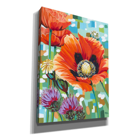 Image of 'Vivid Poppies II' by Carolee Vitaletti, Giclee Canvas Wall Art