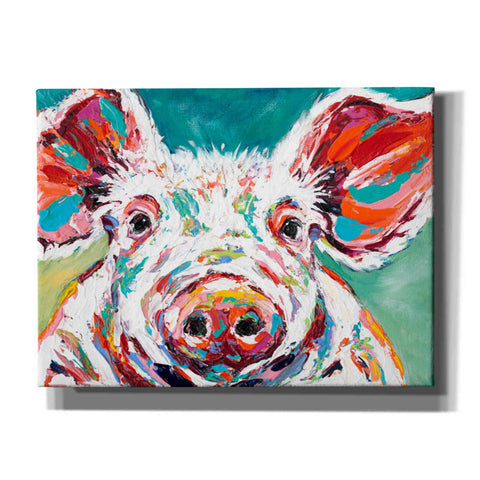 Image of 'Piggy II' by Carolee Vitaletti Canvas Wall Art,Size C Landscape