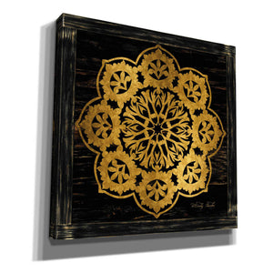 'Gold Mandala I' by Cindy Jacobs, Canvas Wall Art,Size 1 Square