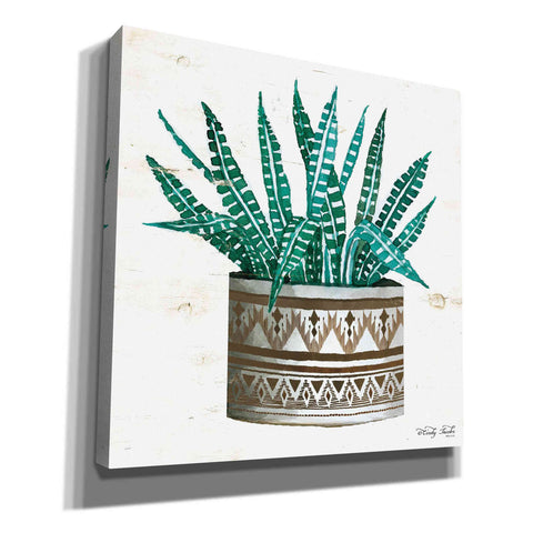 Image of 'Mud Cloth Vase V' by Cindy Jacobs, Giclee Canvas Wall Art