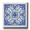 'Blue Tile V' by Cindy Jacobs, Canvas Wall Art,Size 1 Square