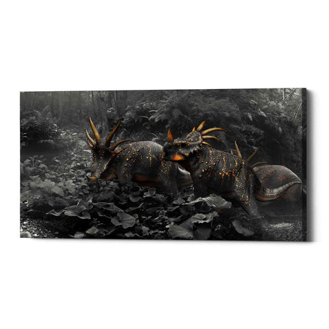 Image of "Styracosaurus" Giclee Canvas Wall Art