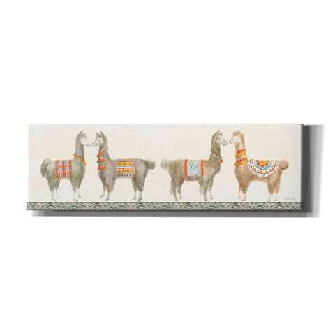 Image of 'Festive Llama V' by Danhui Nai, Canvas Wall Art,Size 3 Landscape