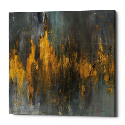 Image of 'Black and Gold Abstract' by Danhui Nai, Canvas Wall Art