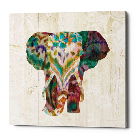 Image of 'Boho Paisley Elephant III' by Danhui Nai, Canvas Wall Art