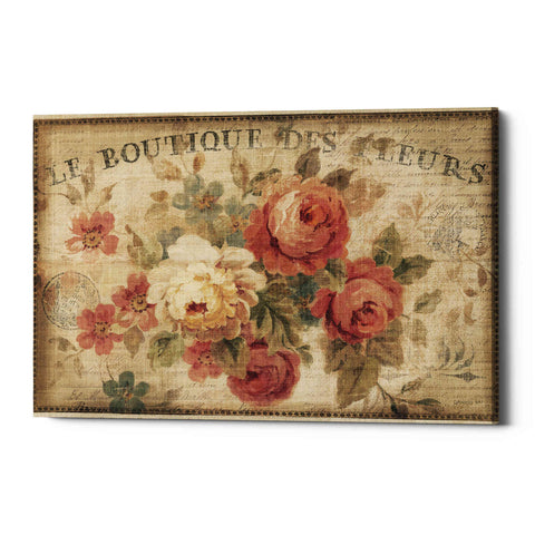 Image of 'Parisian Flowers III' by Danhui Nai, Canvas Wall Art