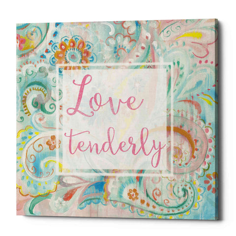 Image of 'Spring Dream Paisley III Pink Sentiment' by Danhui Nai, Canvas Wall Art