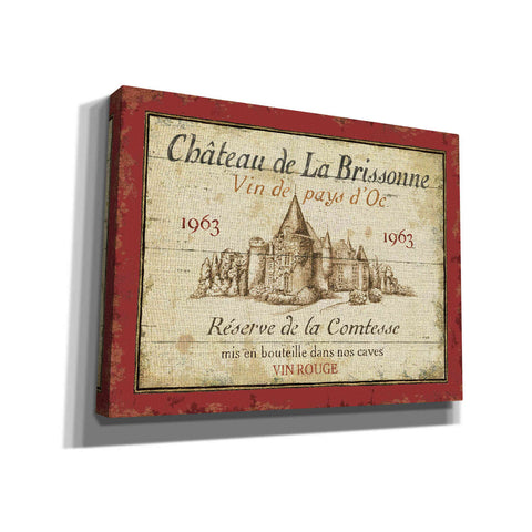 Image of 'French Wine Label I' by Daphne Brissonet, Canvas Wall Art