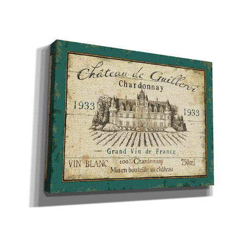 Image of 'French Wine Label IV' by Daphne Brissonet, Canvas Wall Art