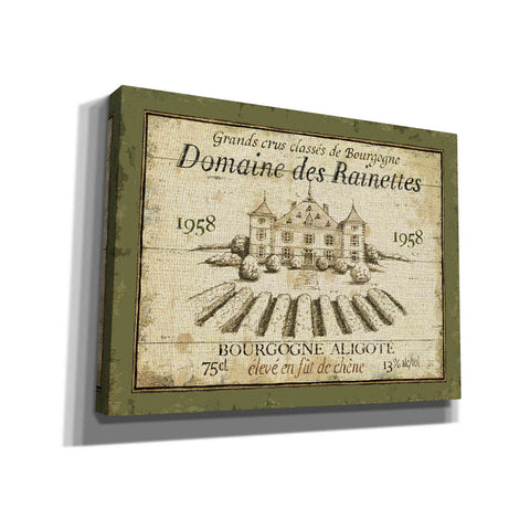 Image of 'French Wine Label III' by Daphne Brissonet, Canvas Wall Art