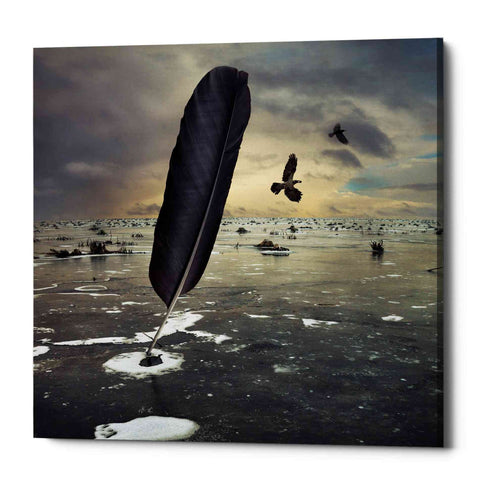 Image of 'Featherland' by Dariusz Klimczak, Canvas Wall Art