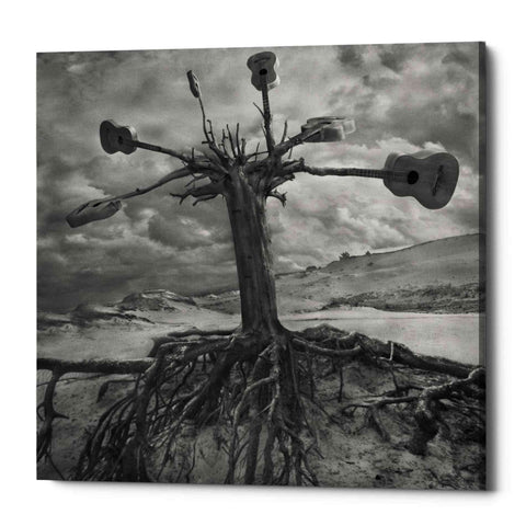Image of 'Gitarodrzew' by Dariusz Klimczak, Canvas Wall Art