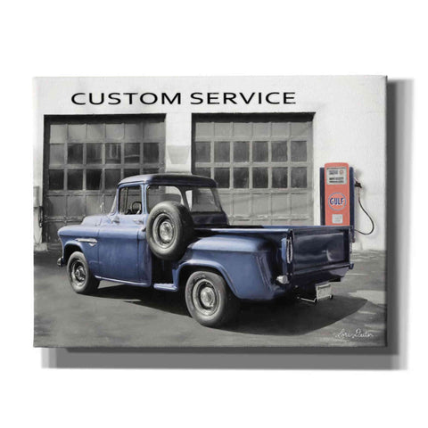 Image of 'Gulf Service Station' by Lori Deiter, Canvas Wall Art,Size B Landscape