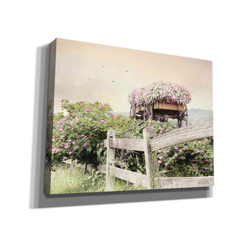 Image of 'Flower Wagon' by Lori Deiter, Canvas Wall Art,Size B Landscape
