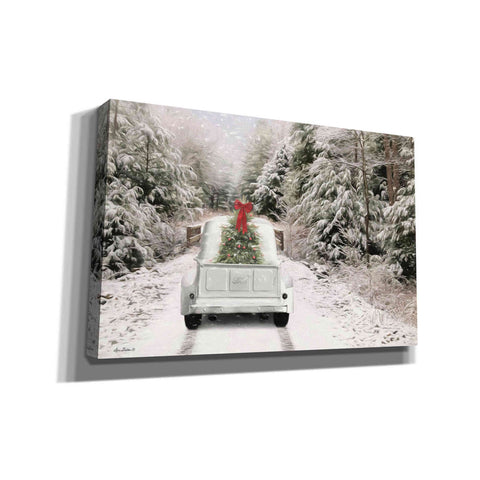 Image of 'Picking Up the Tree' by Lori Deiter, Canvas Wall Art,Size A Landscape