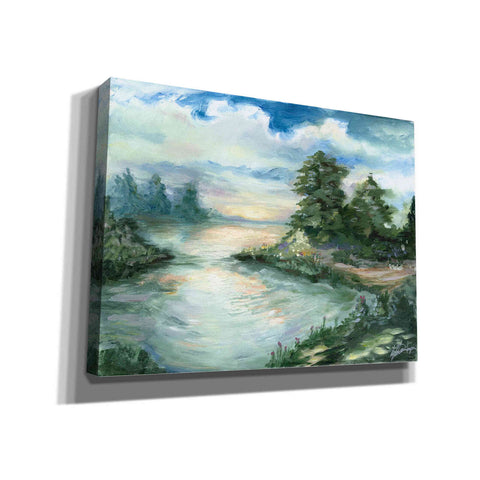 Image of 'Cerulean Sunrise' by Ethan Harper Canvas Wall Art,Size C Landscape