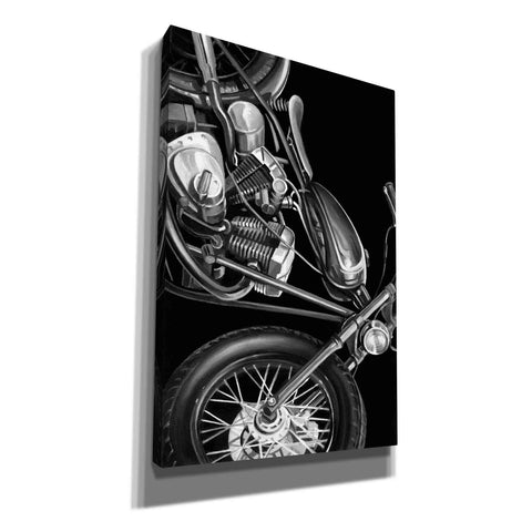 Image of 'Vintage Motorcycle I' by Ethan Harper Canvas Wall Art,Size A Portrait