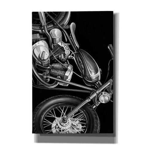 Image of 'Vintage Motorcycle I' by Ethan Harper Canvas Wall Art,Size A Portrait