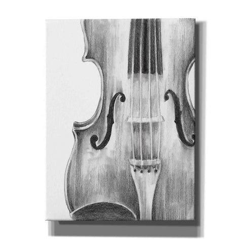 Image of 'Stringed Instrument Study I' by Ethan Harper Canvas Wall Art,Size B Portrait